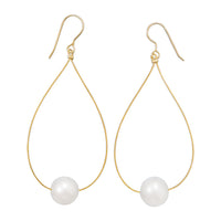 Thumbnail for 24 Karat Gold Plated Cultured Freshwater Pearl Earrings