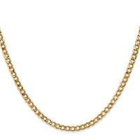Thumbnail for 10-Karat 3.35mm Semi-Solid Curb Link Chain -24