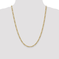 Thumbnail for 10-Karat 4.4mm Semi-Solid Figaro Chain - 24