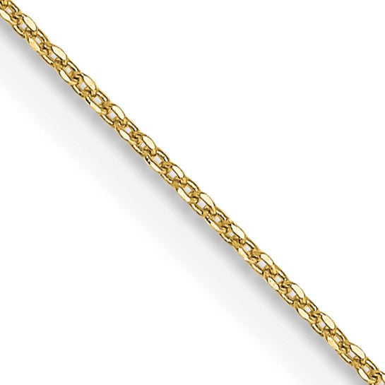 10karat .6mm D/C Cable Chain