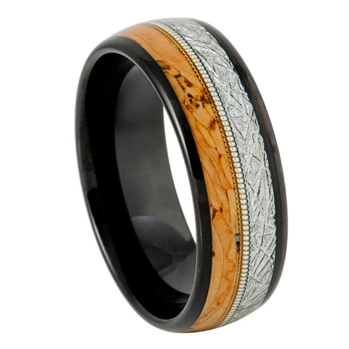 The Marshall Men's Tungsten Wedding Band