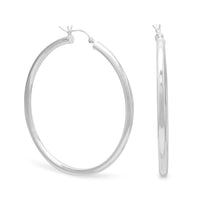 Thumbnail for 3mm x 50 mm Hoop Earrings with Click