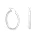 3mm x 30mm Hoop Earrings with Click