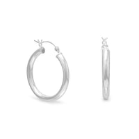 Thumbnail for 3mm x 25mm Hoop Earrings with Click