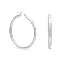 Thumbnail for 3mm x 40mm Hoop Earrings with Click
