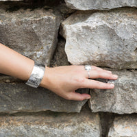 Thumbnail for Hammered Cigar Band Ring