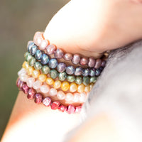 Thumbnail for Plum Cultured Freshwater Pearl Stretch Bracelet
