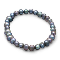 Thumbnail for Peacock Cultured Freshwater Pearl Stretch Bracelet