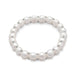 Cultured Freshwater Button Pearl Stretch Bracelet