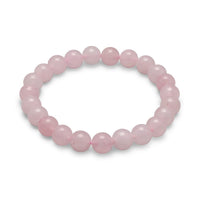Thumbnail for Rose Quartz Bead Stretch Bracelet