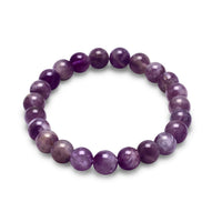 Thumbnail for Amethyst Bead Stretch Bracelet