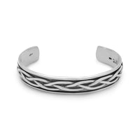 Thumbnail for Oxidized Braided Men's Cuff Bracelet