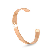 Thumbnail for 9.9mm Hammered Solid Copper Cuff