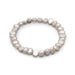 Silver Cultured Freshwater Pearl Stretch Bracelet