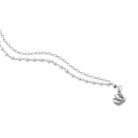 Thumbnail for Double Strand Bracelet with Cultured Freshwater Pearls and Bird Charm