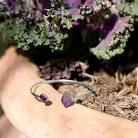 Thumbnail for Sterling Silver Amethyst Cuff Bracelet