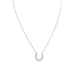 16" CZ Horseshoe Necklace