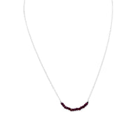 Thumbnail for Faceted Garnet Bead Necklace - January Birthstone