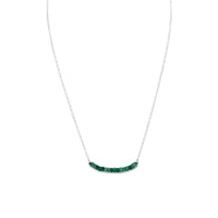 Thumbnail for Faceted Beryl Bead Necklace - May Birthstone