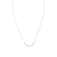 Thumbnail for Faceted Rainbow Moonstone Bead Necklace - October Birthstone