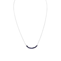 Thumbnail for Faceted Iolite Bead Necklace - September Birthstone