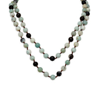 Thumbnail for Faceted Amazonite Knotted Necklace