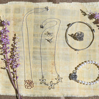 Thumbnail for Diamond Cut Flower Post Earrings