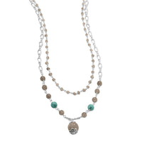 Thumbnail for Baila Luna Labradorite Drop Necklace