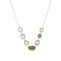 Thumbnail for Multicolor Faceted Gemstone Necklace