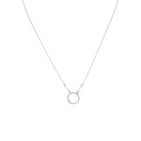 Thumbnail for Polished Circle and Bar Drop Necklace