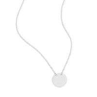 Thumbnail for Polished Round Engravable Disk Necklace