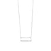 16" + 2" Engravable Bar Nameplate Necklace