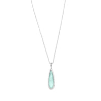 Thumbnail for Ancient Roman Glass Pear Drop Necklace