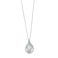 Thumbnail for Textured Pear Ancient Roman Glass Necklace
