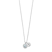 Thumbnail for Roman Glass and Cut Out Cross Charm Necklace