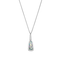 Thumbnail for Oxidized Textured Ancient Roman Glass Necklace