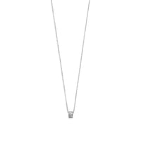 Thumbnail for Rhodium Plated CZ Wheel Necklace