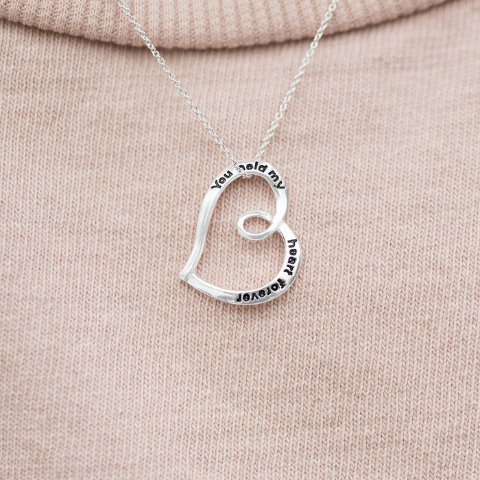 "You Hold My Heart Forever" Necklace