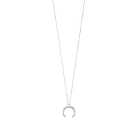 Thumbnail for Sterling Silver Crescent Necklace