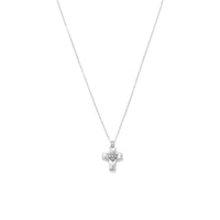 Thumbnail for Reversible Cross Charm with Cultured Freshwater Pearl Necklace