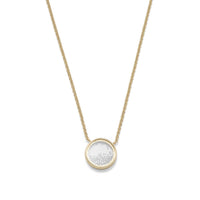 Thumbnail for 14 Karat Gold Plated Dancing CZ Necklace