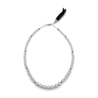 Thumbnail for 4-Way Suede and Silver Bead Necklace