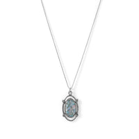 Thumbnail for Oxidized Rope Design Ancient Roman Glass Necklace