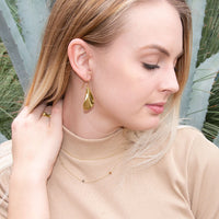 Thumbnail for Two Strand 14 Karat Gold Plated Tourmaline Necklace