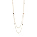 Two Strand 14 Karat Gold Plated Tourmaline Necklace