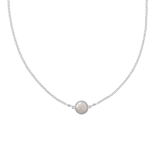 Sweet Simplicity! Cultured Freshwater Coin Pearl Necklace