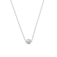 Thumbnail for Sweet Simplicity! Cultured Freshwater Coin Pearl Necklace