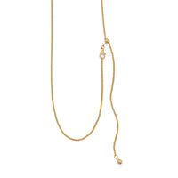 Thumbnail for Adjustable Gold Filled French Wheat Chain