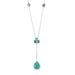 28"+2" Chalcedony, Green Jade and Labradorite Necklace