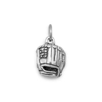 Thumbnail for Oxidized Baseball Mitt Charm